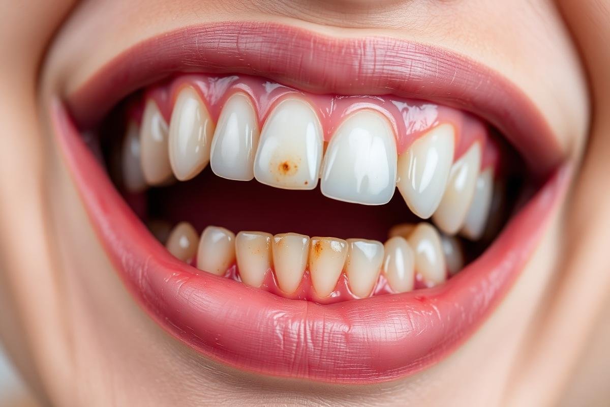 Smile before treatment at S.S Dental Hospital